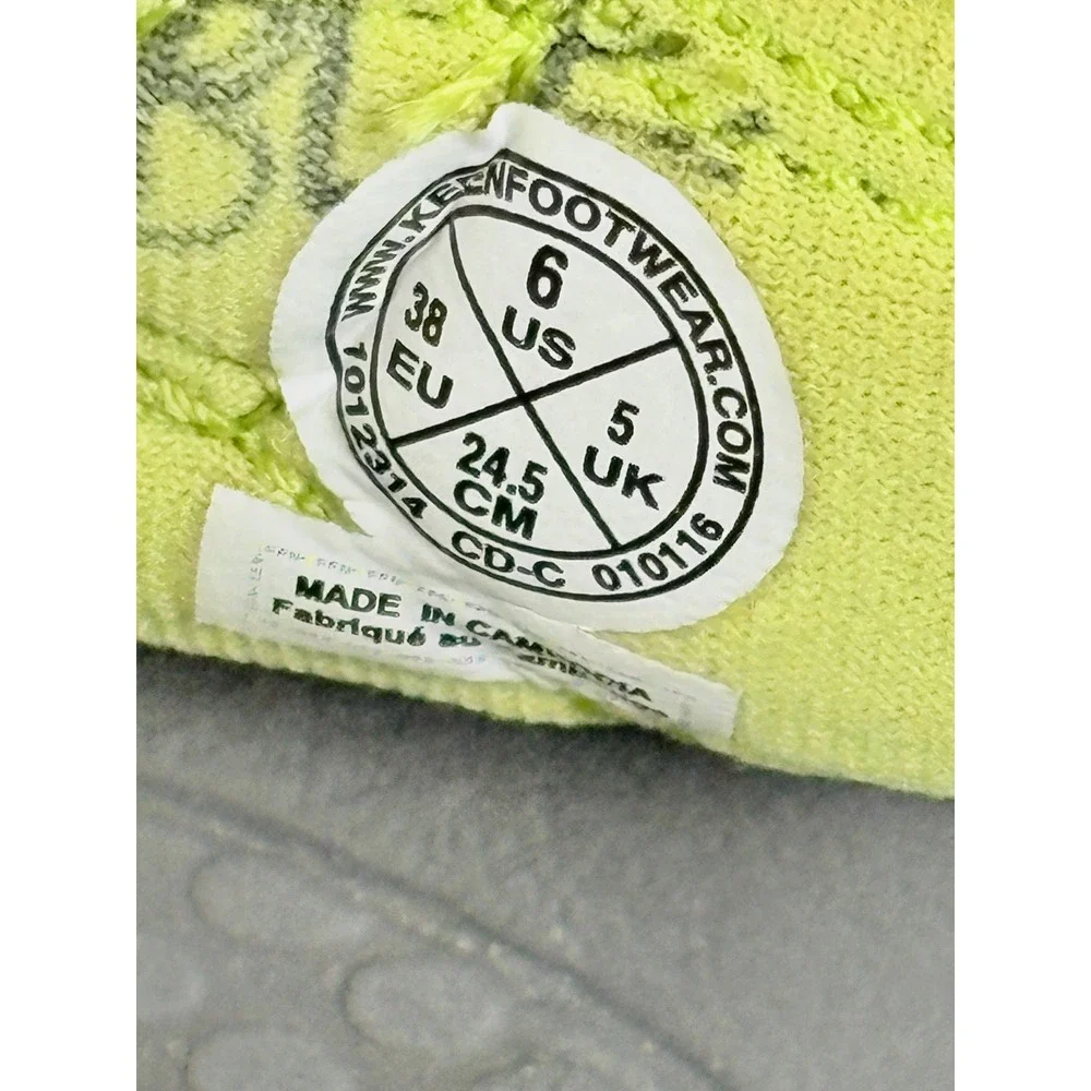 Keen Newport H2 Water Sandals Kids 6 Blue Lime Green Waterproof Hiking GorpCore